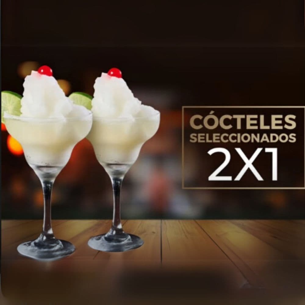 Cocteles 2x1 promo