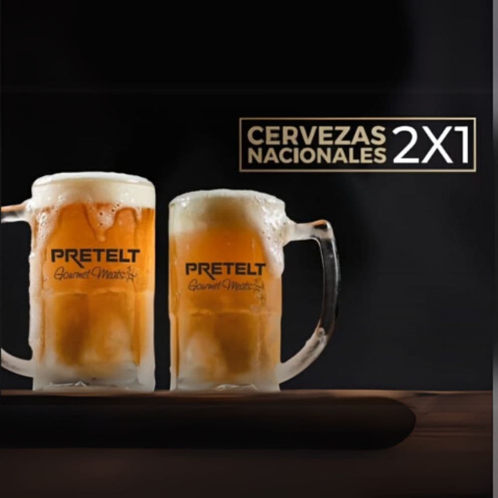 Cerveza nacional 2x1 promo