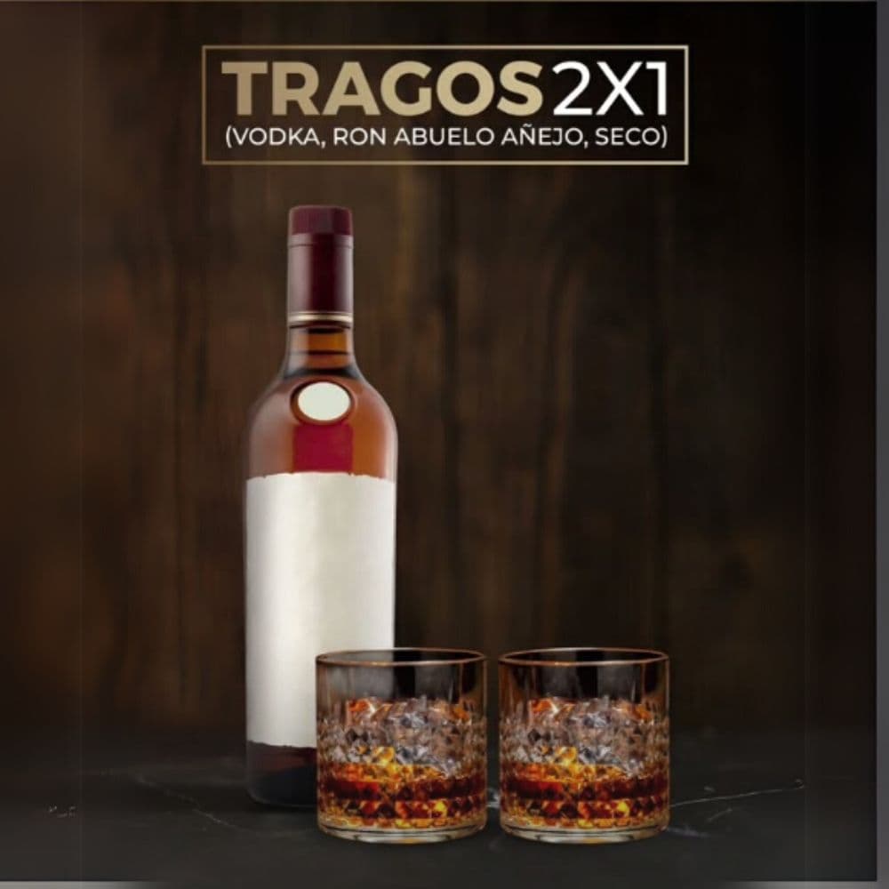 Trago Vodka 2x1 promo