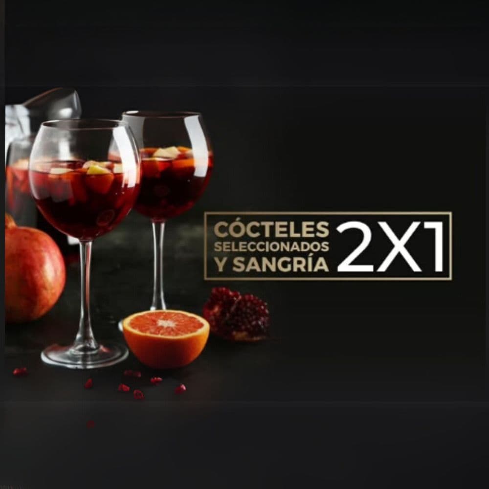 Sangria 2X1 promo