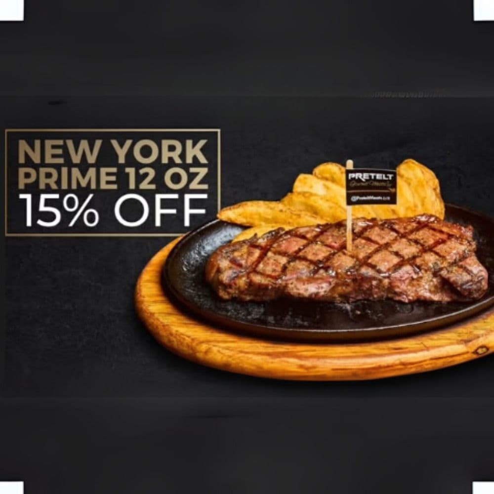 NEW YORK PRIME 12oz PROMO 15 OFF