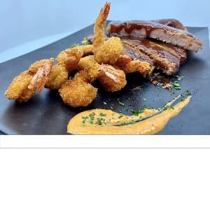 Ribs And Shrimp
