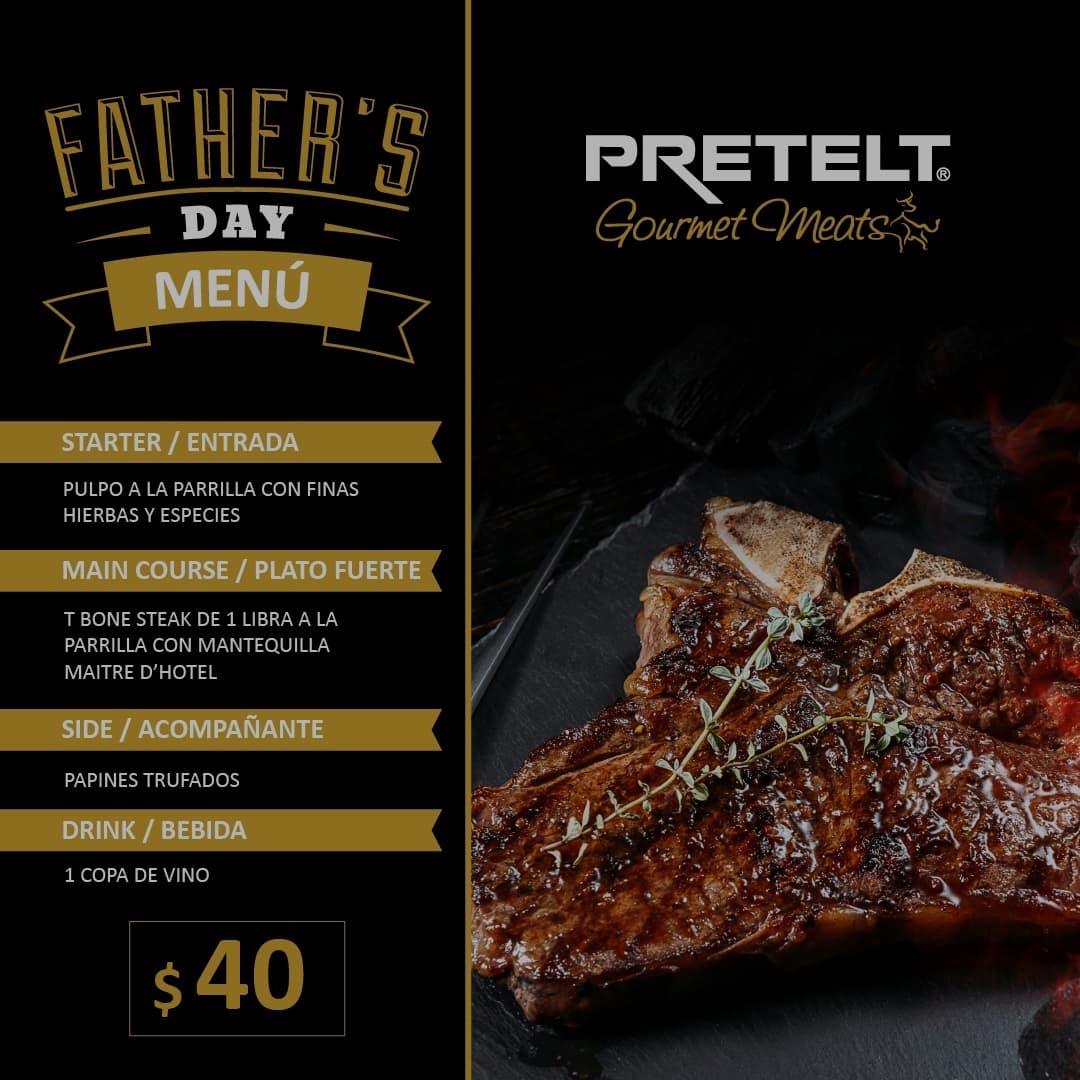 Father Day Menu